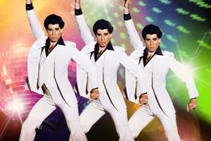 1970s Saturday Night Fever movie wwith John Travolta at Click Americana