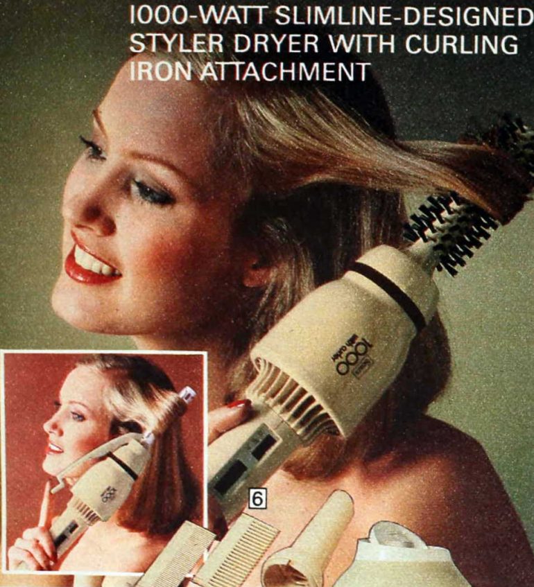 See 30 fab vintage blow dryers & handheld hair stylers from the 70s