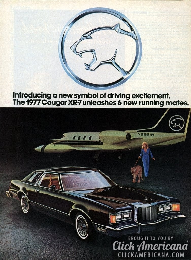 Ford introduces the Mercury Cougar XR-7 (1976) - Click Americana