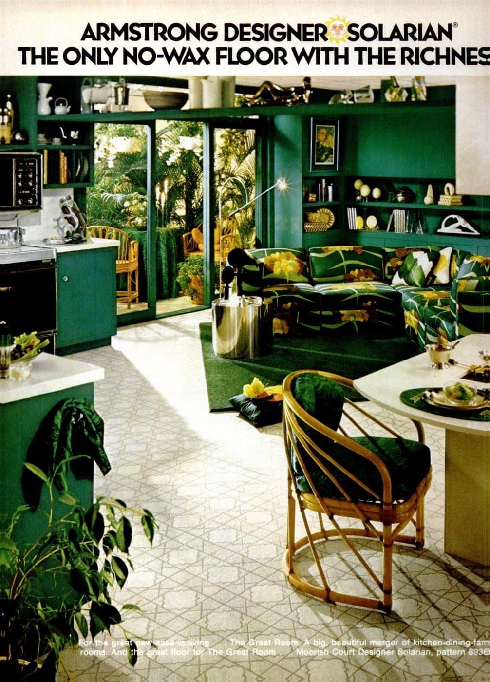 1980 Armstrong Designer Solarian flooring for the home