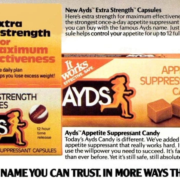 1980 Ayds diet candy