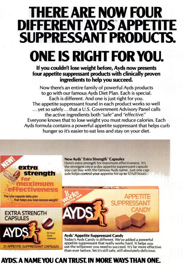 Ayds candy The diet candy with the unfortunate name Click Americana