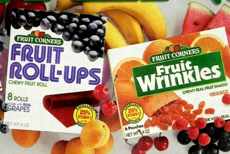 These 1980s fruit snacks came in a ton of shapes, flavors & colors