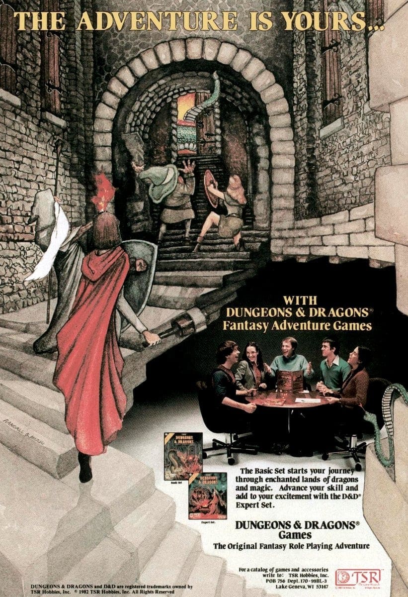 1982 Dungeons & Dragons - TSR games