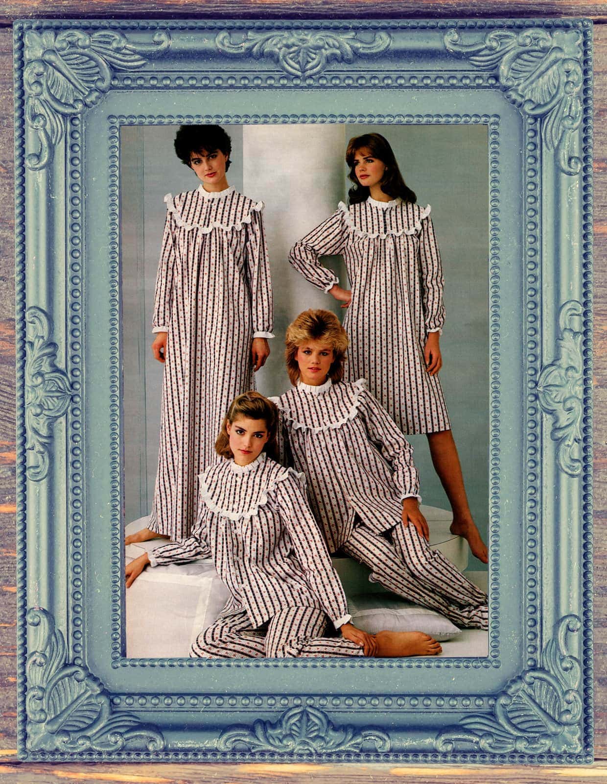 Goodnight, gals! See some '80s pajamas, oldfashioned flannel