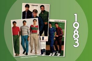Casual '80s menswear from the 1983 JC Penney catalog