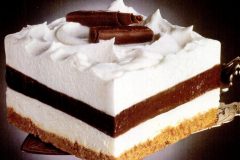 Striped Delight vintage dessert recipe (1985)
