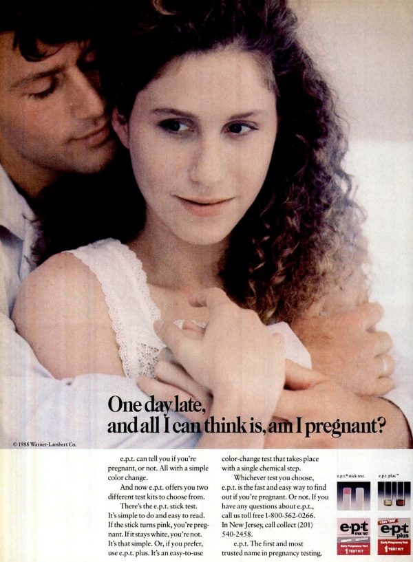 See old pregnancy test sticks from the 80s & 90s that were easier to