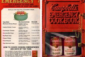 20 vintage recipes from Campbell's emergency dinner cookbook (1968)