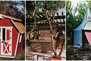 3 bright ways to make a backyard add to family fun (1965)