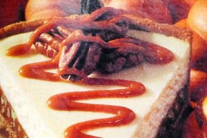 3 step caramel-pecan cheesecake vintage recipe
