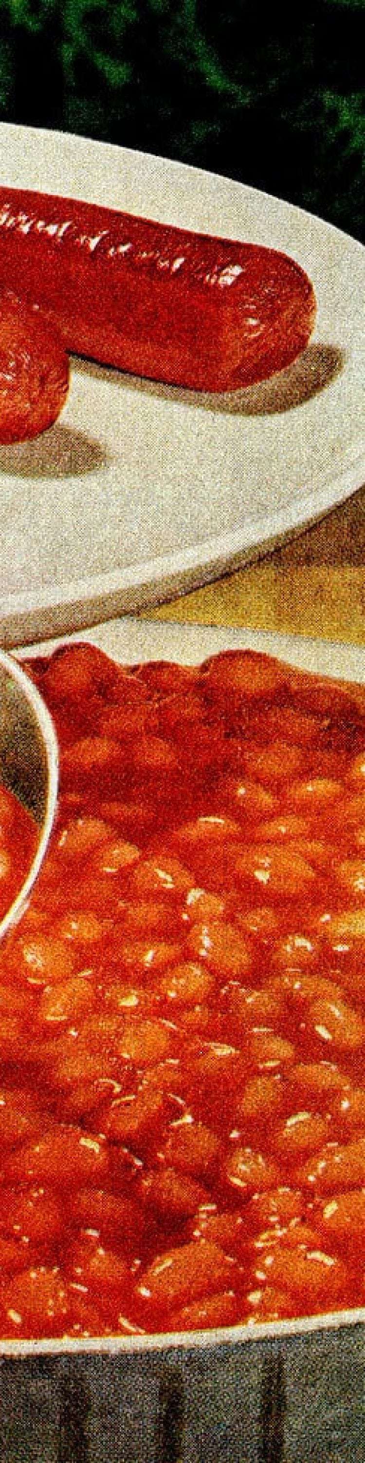 4 ways to enjoy franks and beans (1961) Click Americana