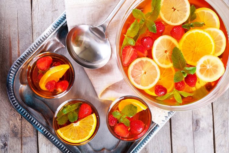 38 cool, nonalcoholic drinks for an oldfashioned party punchbowl