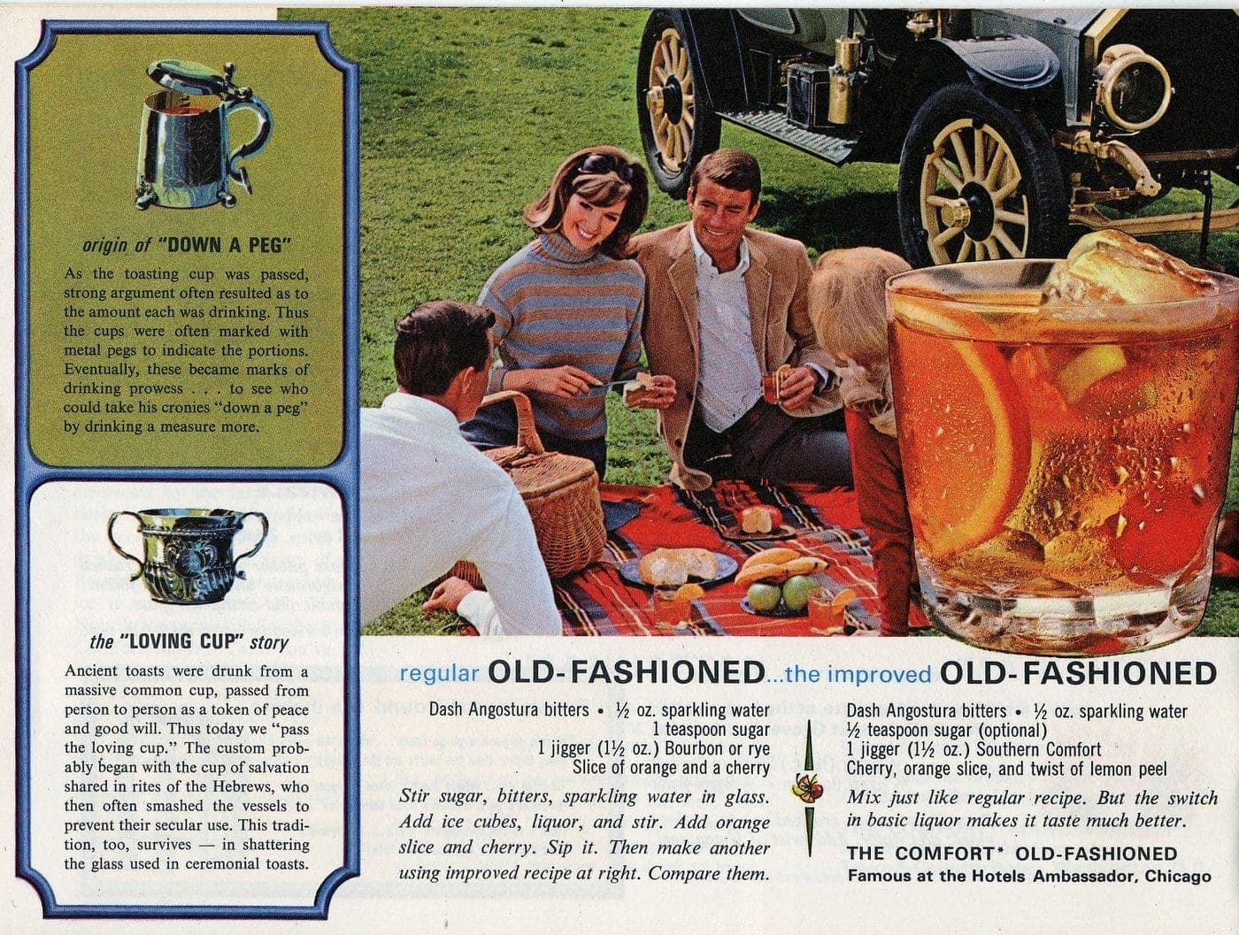 Sophisticated 1960s drinks, vintage cocktail recipes & the surprisingly ancient art of raising a glass 13 50 drinks and toasts from 1968 - Up a peg and the loving cup