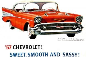 57 Chevrolet! Sweet, smooth and sassy!