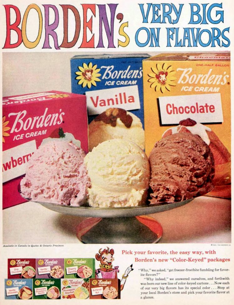 1960s ice cream brands & flavors you used to be able to get Click
