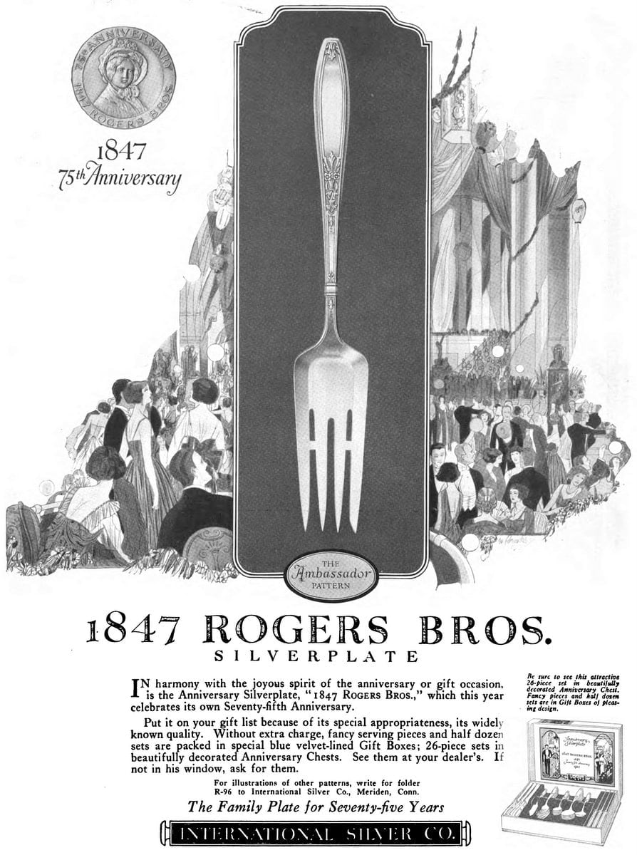 75th anniversary silverplate (1922)