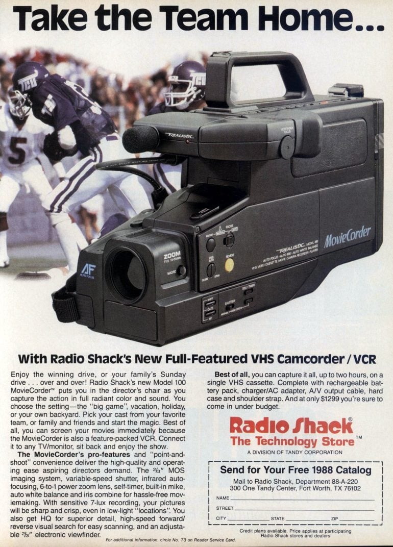 Vintage camcorders revolutionized how we captured memories (1970s1990s