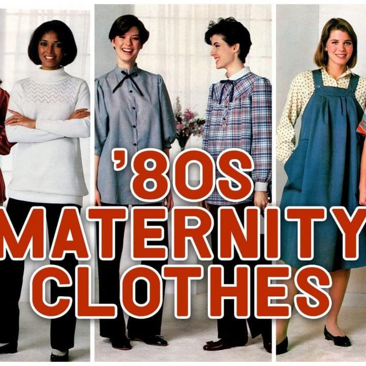80s maternity clothes - Vintage pregnancy fashion