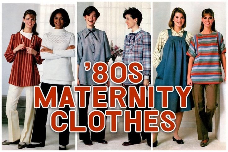 80s maternity clothes - Vintage pregnancy fashion