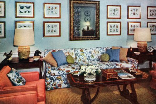 A calm 1950s living room