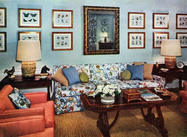 Here's what a simple 1940s-style living room makeover looked like ...