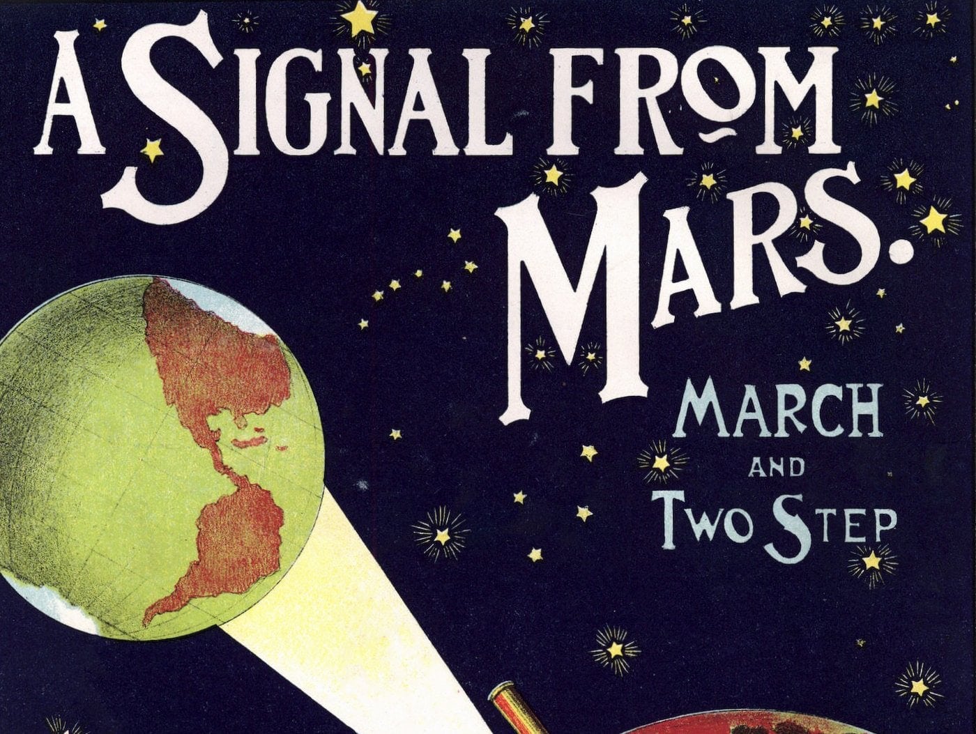 Back in the '20s, millions of people believed Mars was populated by a superrace of Martians