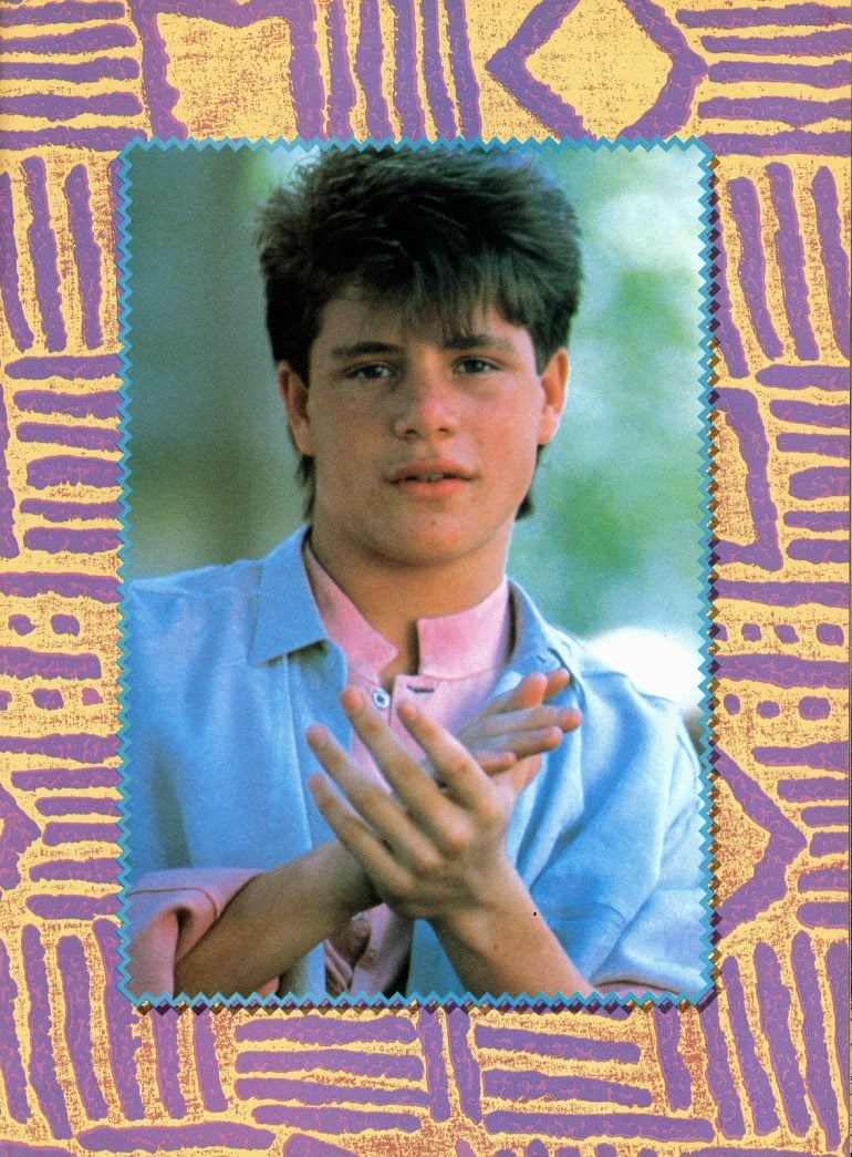 Young Sean Astin at age 16 Acting was all in the family (1988) Click