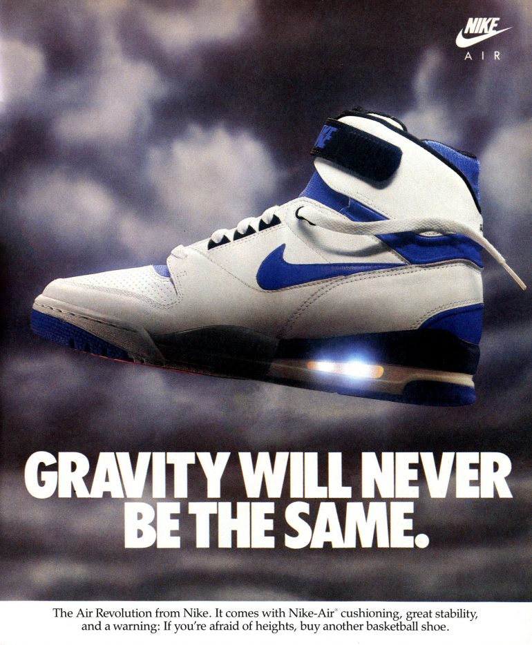 Vintage 1980s Nike shoes, from regular retro sneakers to classic Air