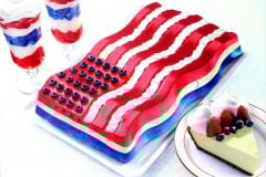 All-American Jell-O flag molded dessert (1999)