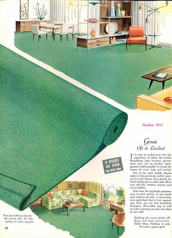 These 50 midcentury walltowall carpet styles were considered pretty & practical Click Americana