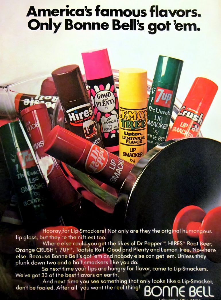 Lip Smackers from Bonne Bell The tasty & trendy vintage lip gloss from the 70s, 80s & 90s