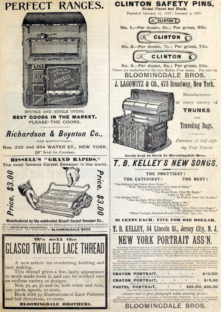 Victorian Bloomingdale's See their whole catalog from the summer of