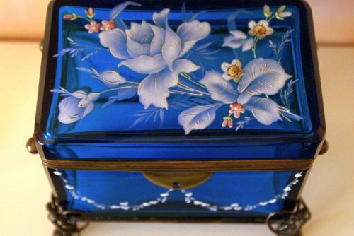 Antique Enamel Jewel-sugar Casket