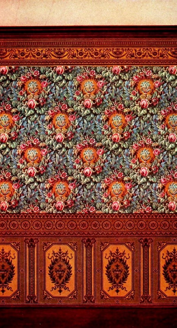 Old Edwardian wallpaper styles & home decor, plus 40 real paper samples
