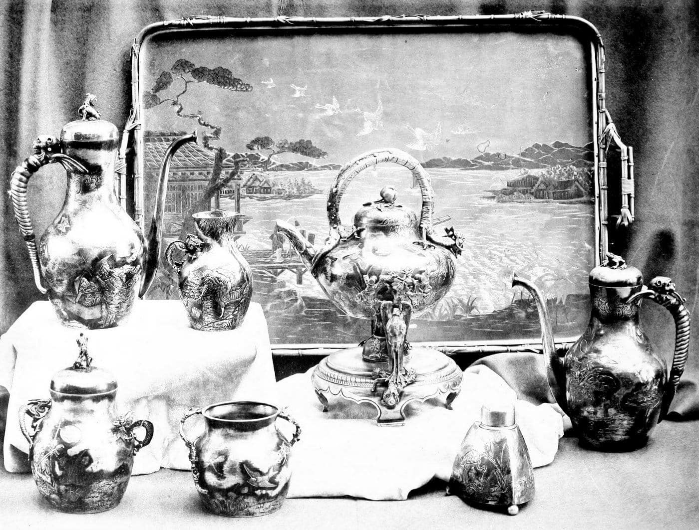 Look back at antique Gorham Sterling silver patterns & styles Click