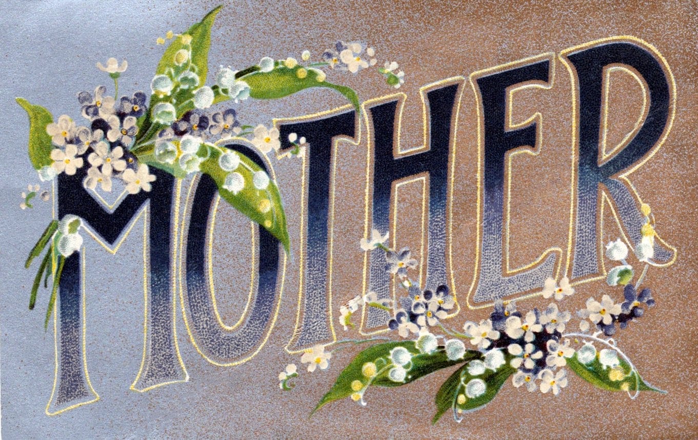 Vintage Mother’s Day cards like these were cute & cheerful - Click