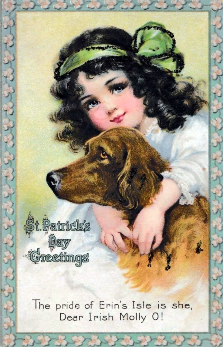 vintage st pattys day postcards