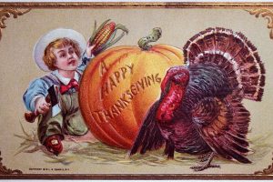 Antique Thanksgiving postcard 1911