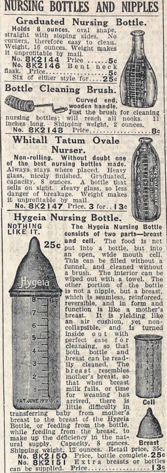 See the fascinating evolution of vintage baby bottles over 80+ years