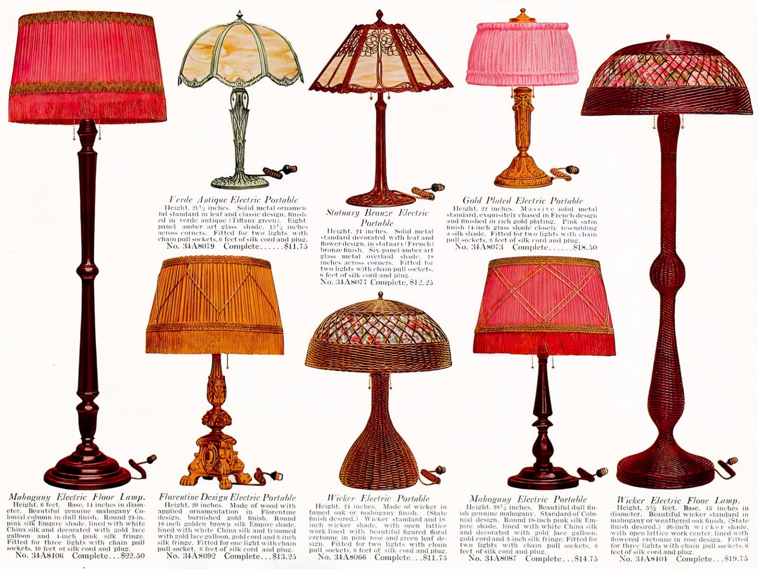 See 200 beautiful vintage table lamps from all through the 20th century Click Americana