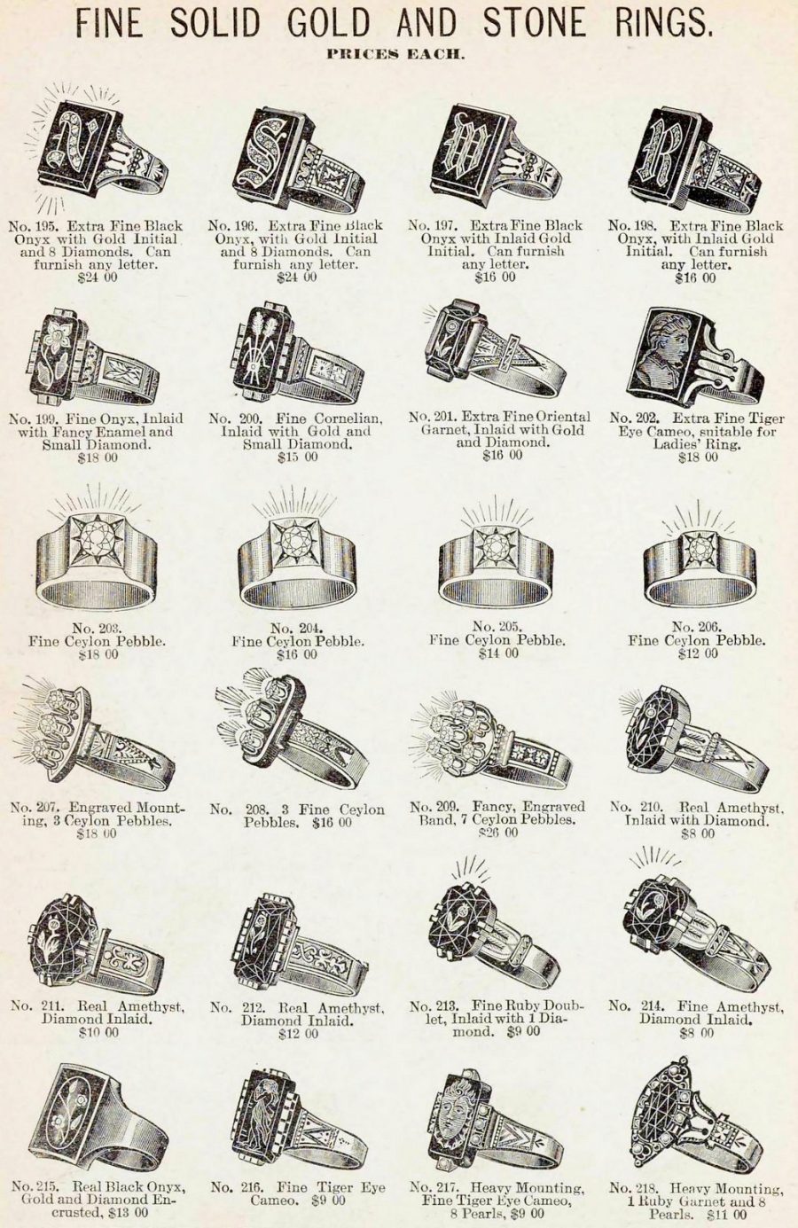 Antique Victorian rings: Vintage jewelry styles for women & men from ...