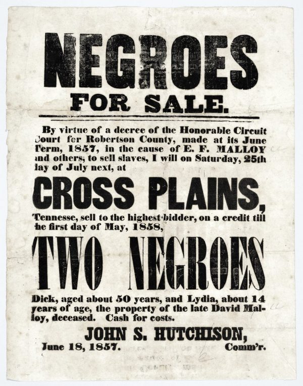 America's history of slave auctions See some of the horrible old ads