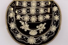 Antique jewelry - sunburst-ornaments of seed pearls c1830s - Via Smithsonian