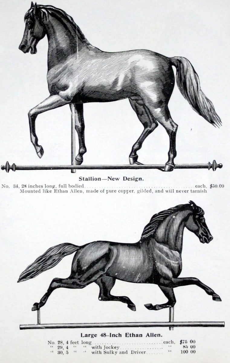 Vintage weathervanes 60+ examples of early American decorative