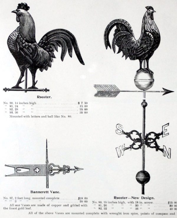 Vintage weathervanes 60+ examples of early American decorative