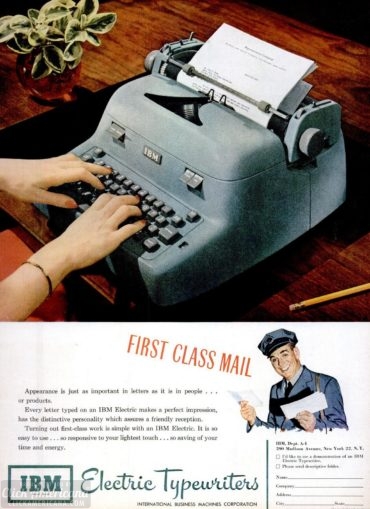These old IBM electric typewriters rocked the business scene in the ...