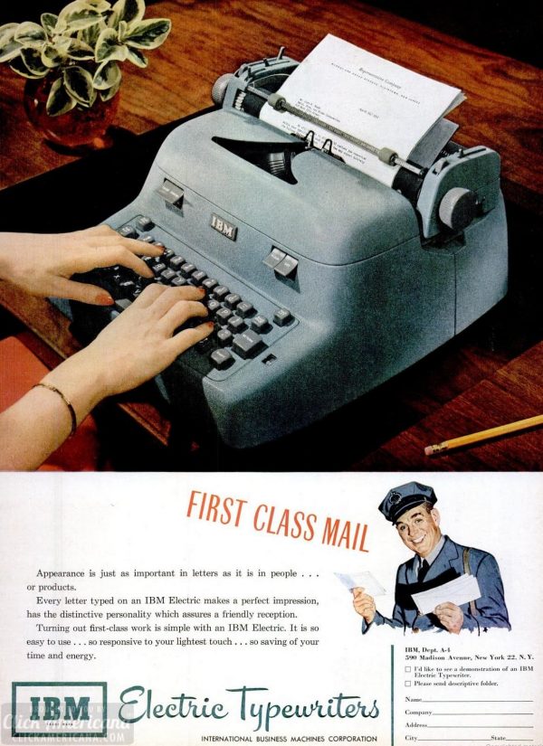 These old IBM electric typewriters rocked the business scene in the