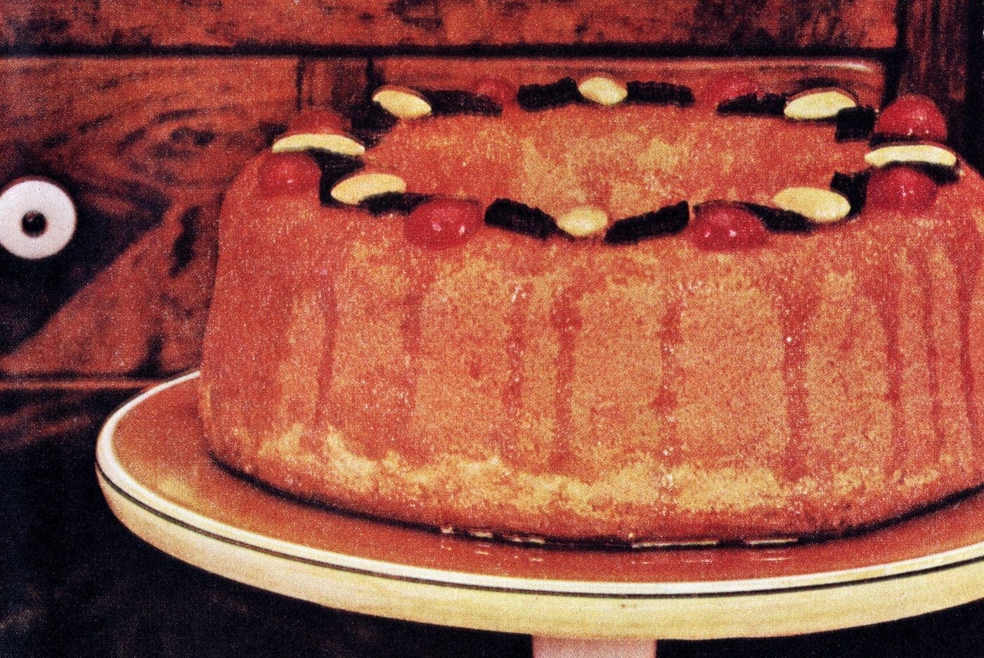 Apricot rum baba cake: A classic dessert recipe from 1960 - Click Americana