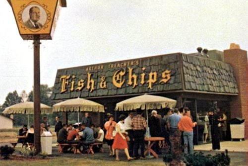 Arthur Treacher's Fish and Chips fast food restaurants 1969